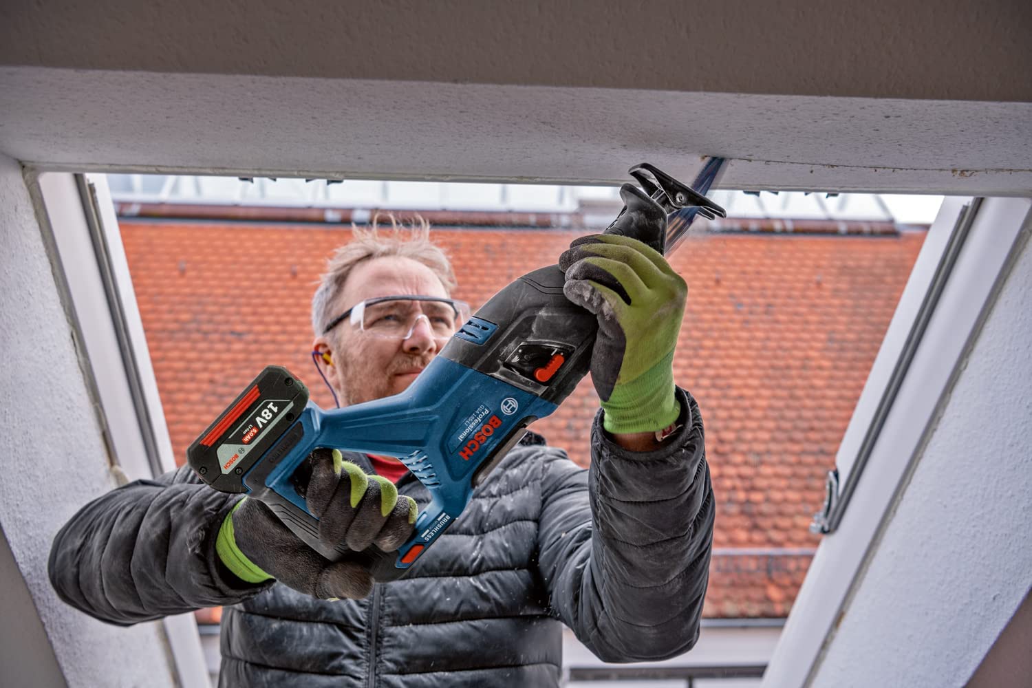 Akumuliatorinis tiesinis pjūklas BOSCH PRO GSA 18V-28 (be akumuliatoriaus ir pakrovėjo) - 6