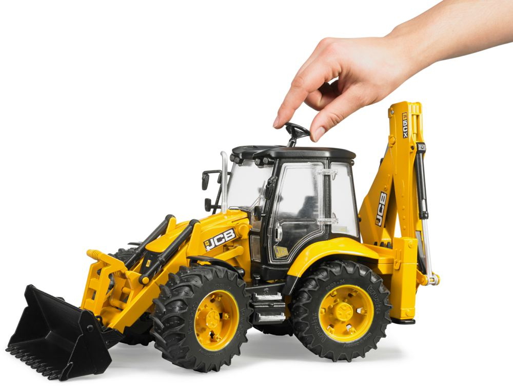 Traktorius su krautuvu JCB 5CX eco Backhoe BRUDER - 5