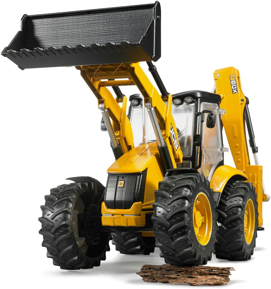 Traktorius su krautuvu JCB 5CX eco Backhoe BRUDER - 4