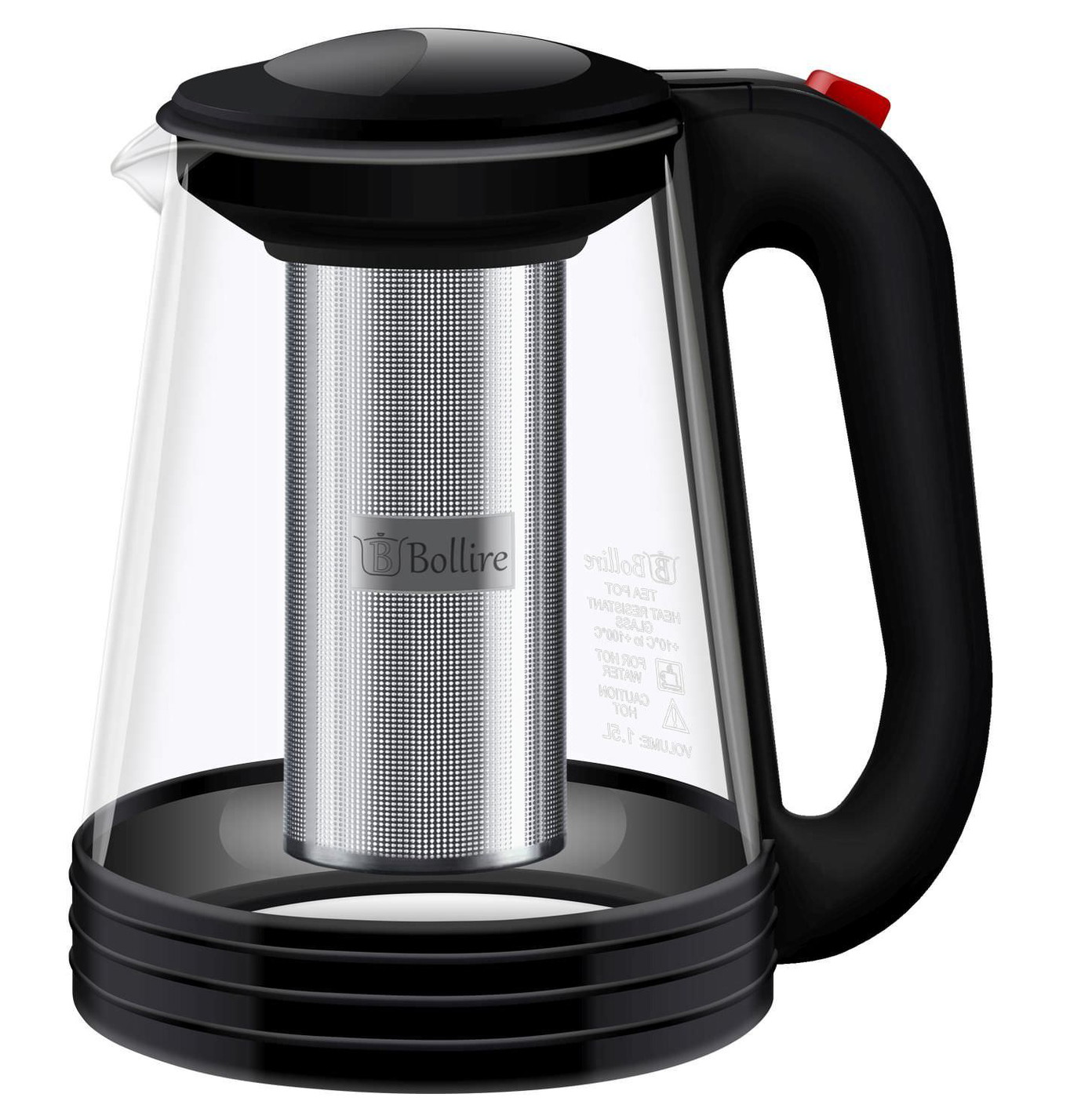 Arbatinis su filtru BOLLIRE, 1,5 L-0