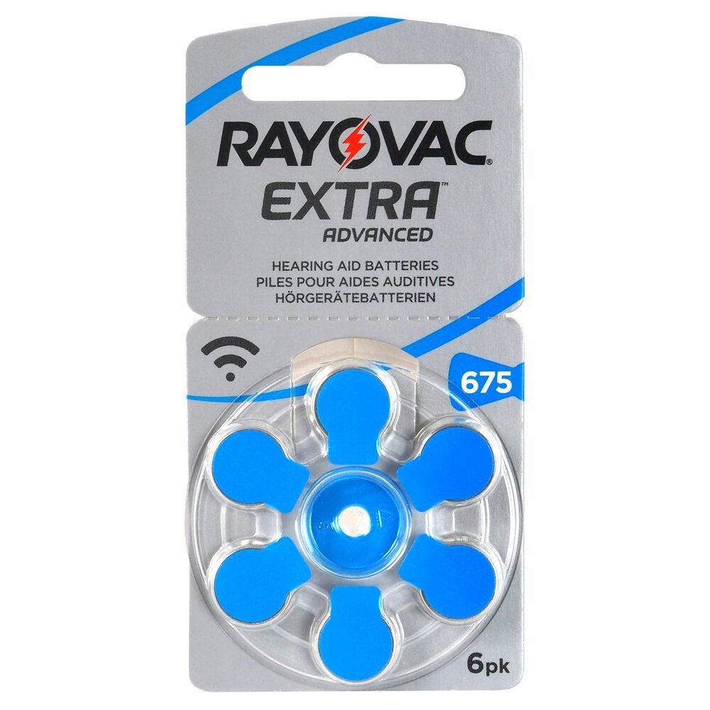 Elementai RAYOVAC HEARING AID BATTERIES, HAB 675, 6 vnt. ermitazas.lt