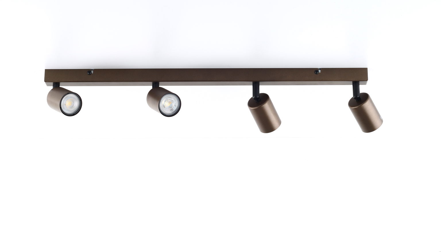Kryptinis šviestuvas TK LIGHTING TOP BROWN 4, 4 x GU10 max 10W-0