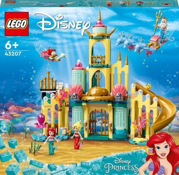Konstruktorius LEGO® Disney Princess Arielės povandeniniai rūmai 43207