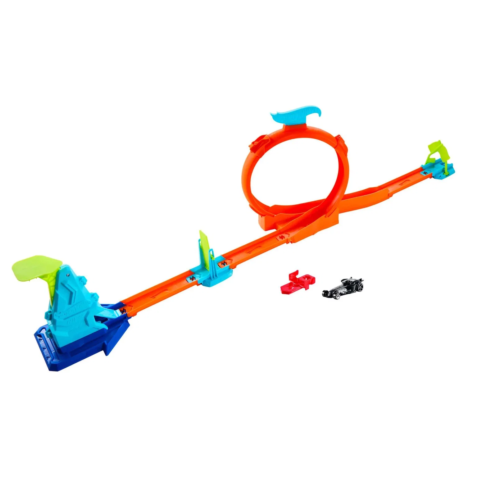 Automobilių trasa su kilpa ir šuoliu HOT WHEELS STUNT TRACKS - 3