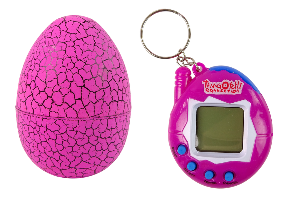 Elektroninis žaidimas gyvūnėlis "Tamagotchi" kiaušinyje, rožinis - 7