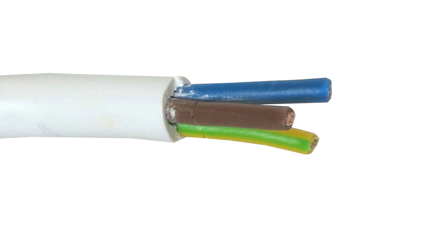 Instaliacinis kabelis, Lietkabelis OMY (BVV-LL), 3 x 2,5 mm2, 100 m-0