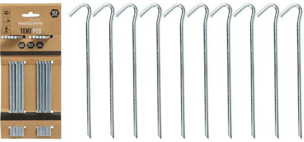 Palapinės kuoliukai, 17 cm, 10 vnt-1