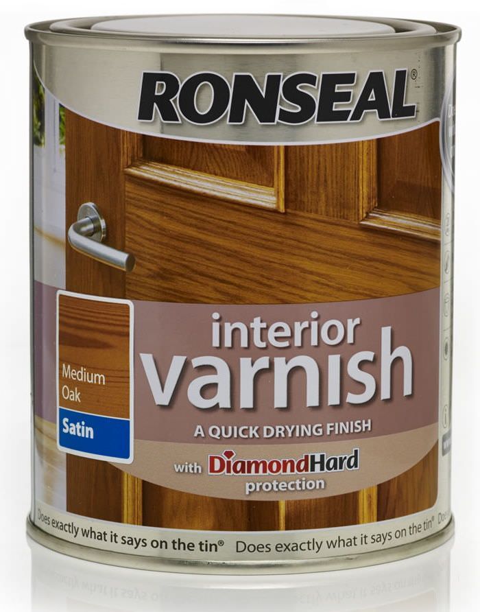 Greitai džiūstantis lakas RONSEAL, bespalvis, blizgus, 750 ml-0