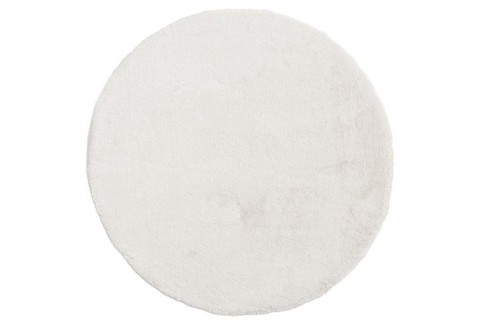 Kilimas 4Living Softie,  baltos sp., 100% poliesteris, 90 cm