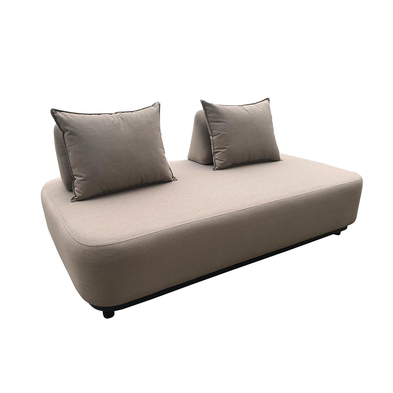 Lauko baldų komplektas Sofa AMORE, 2 vietų, smėlio spalvos