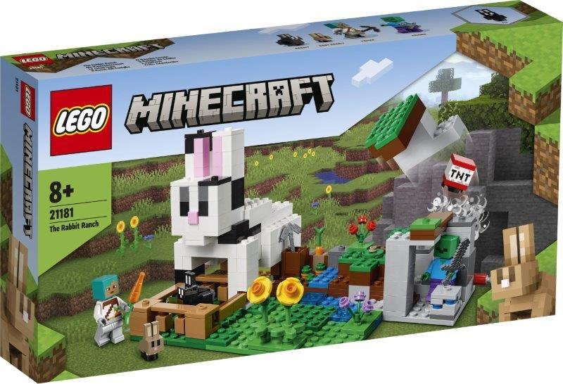 Konstruktorius LEGO® Minecraft Triušių ūkis 21181
