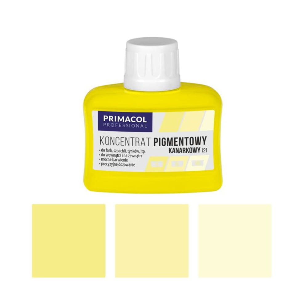 Dažų pigmentas PRIMACOL, geltonos sp., 80ml