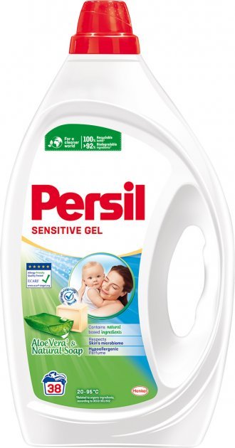 Skalbimo gelis PERSIL Sensitive, 38 skalbimų, 1,71 l