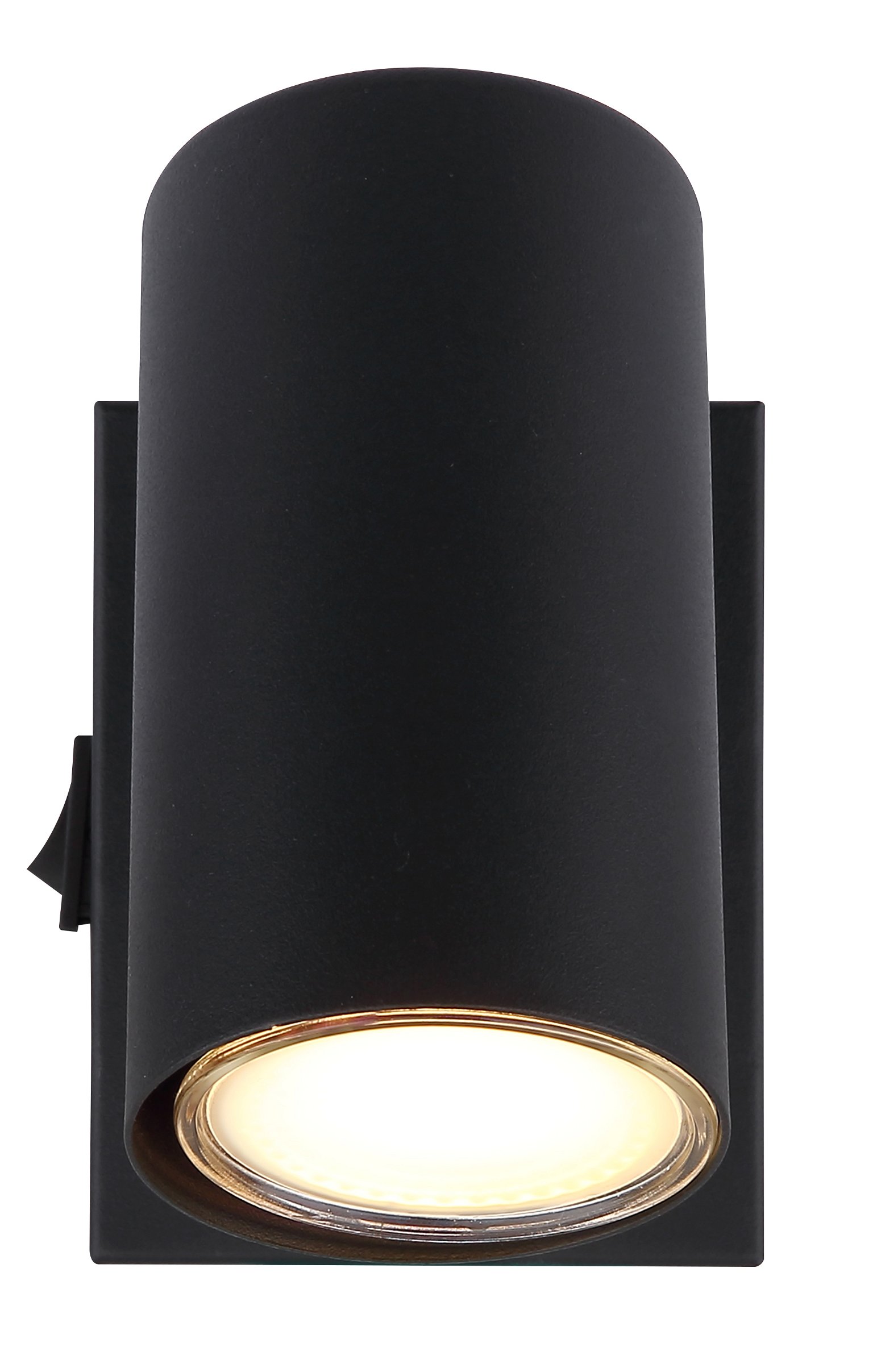 Taškinis šviestuvas GLOBO Robby, 1 x GU10, 25W, matinės juodos sp., 7 x 10 x 12 cm - 3