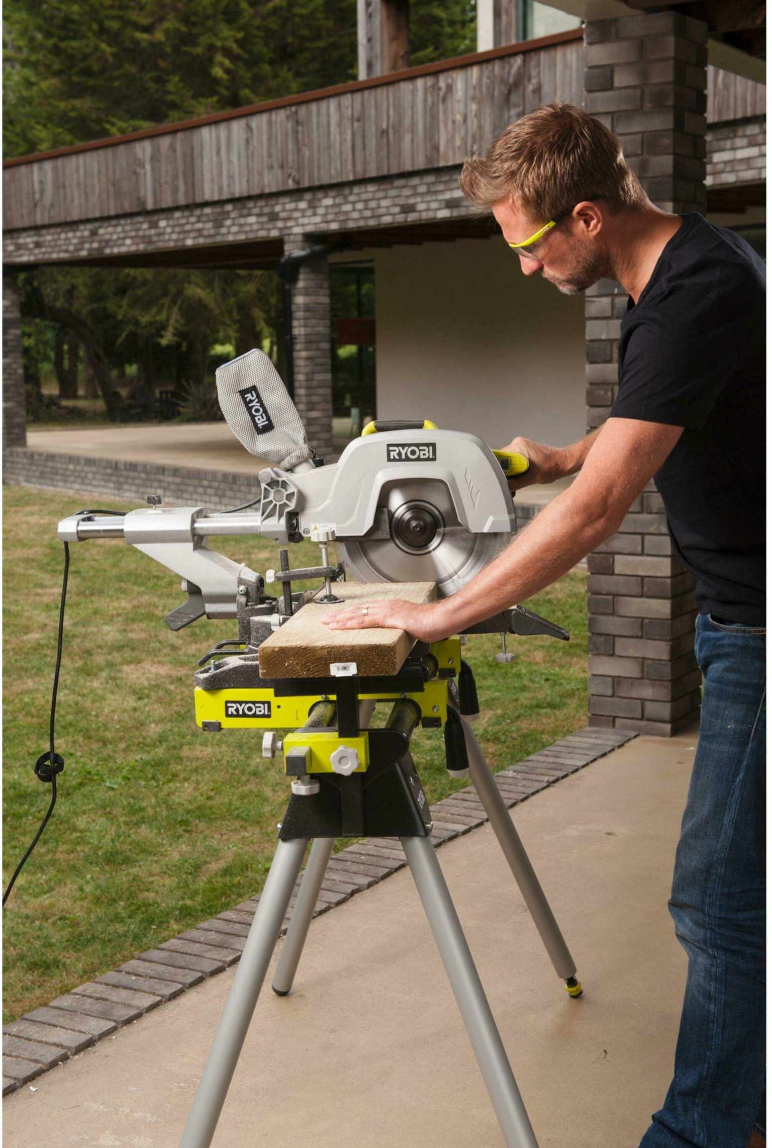 Skersinio pjovimo staklės RYOBI EMS305RG, 2200 W, 305 mm-1