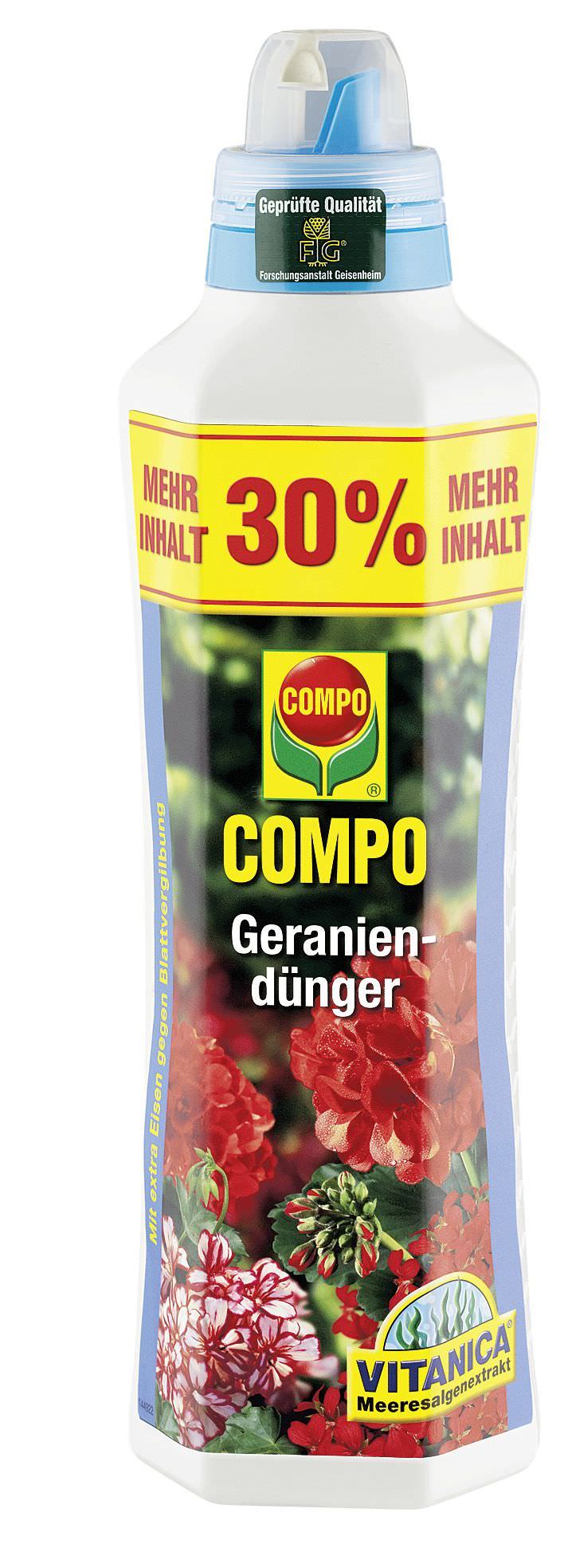Pelargonijų trąšos COMPO, 1,3 l-0