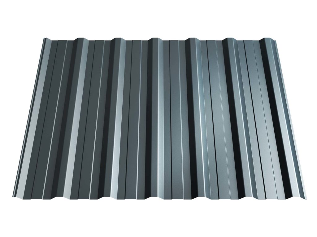 Skarda T 18, RAL7016, trapecijos profilio, grafito sp., 0,4 x 1185 x 2000 mm (2,37 m2)-0