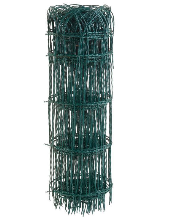 Tvoros tinklas BORDER FENCE, virintas, PVC, žalios sp., 150 x 90 x 2,0 mm x 0,40 x 10 m-0