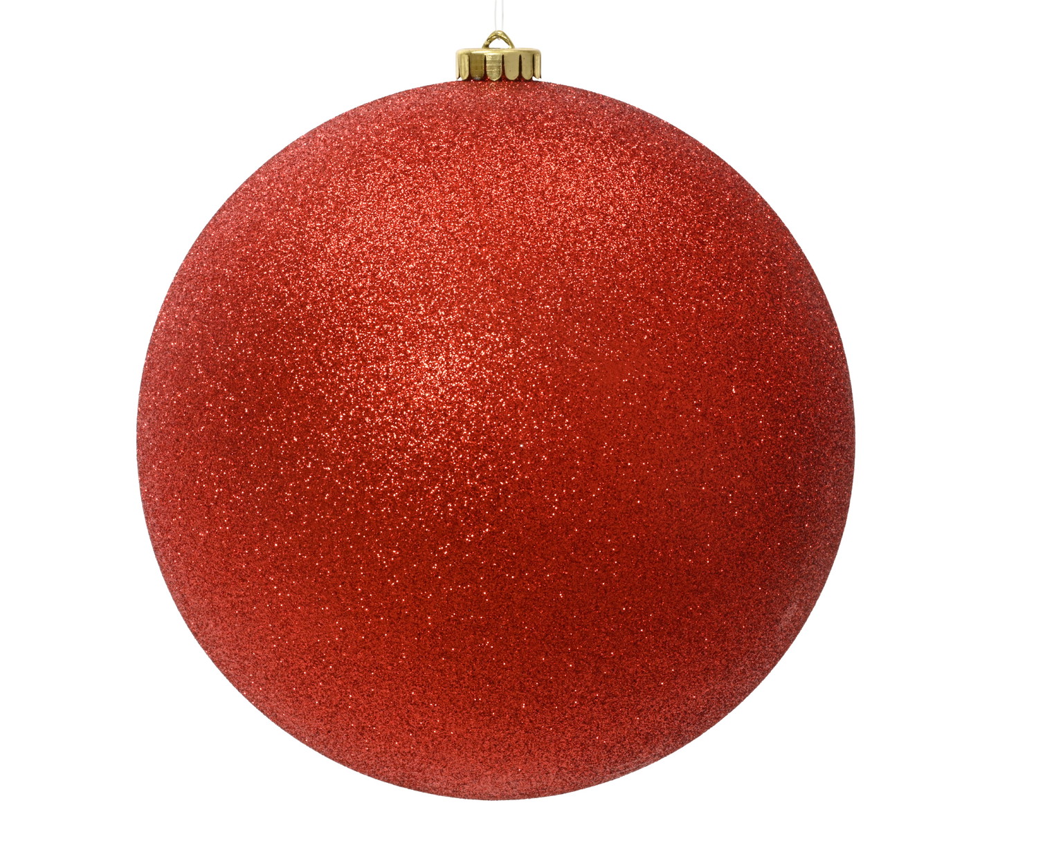 Kalėdinis eglės žaisliukas BAUBLE, raudonos sp., 14 cm, 1 vnt-0
