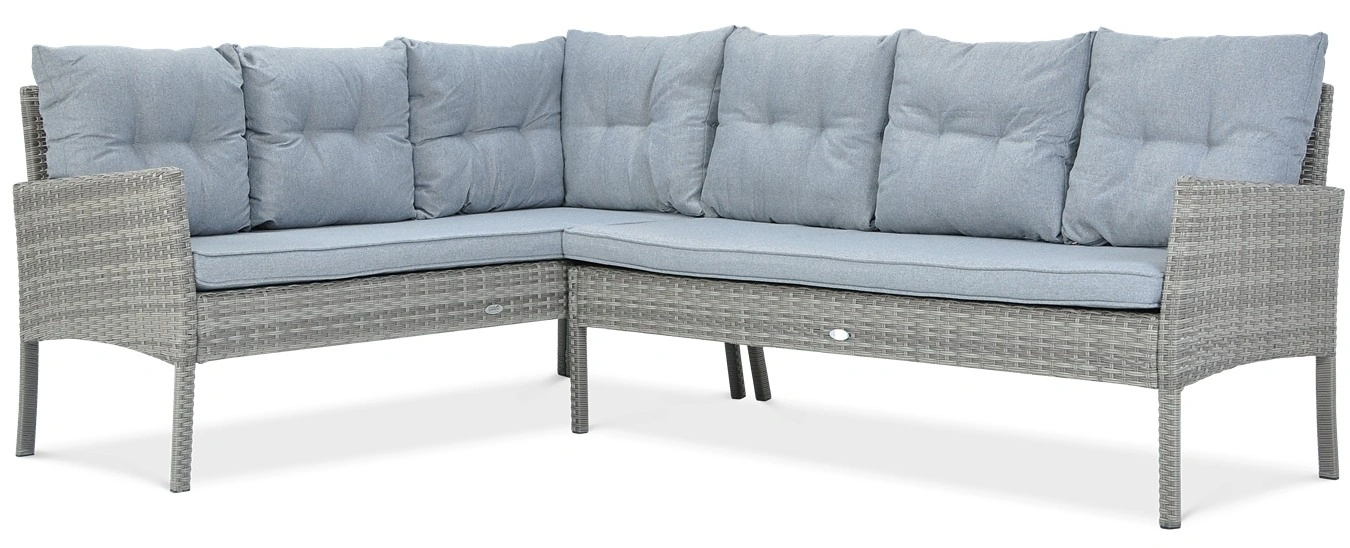Lauko baldų komplektas CORTINA Corner + su foteliu, Dolphin Grey - 4