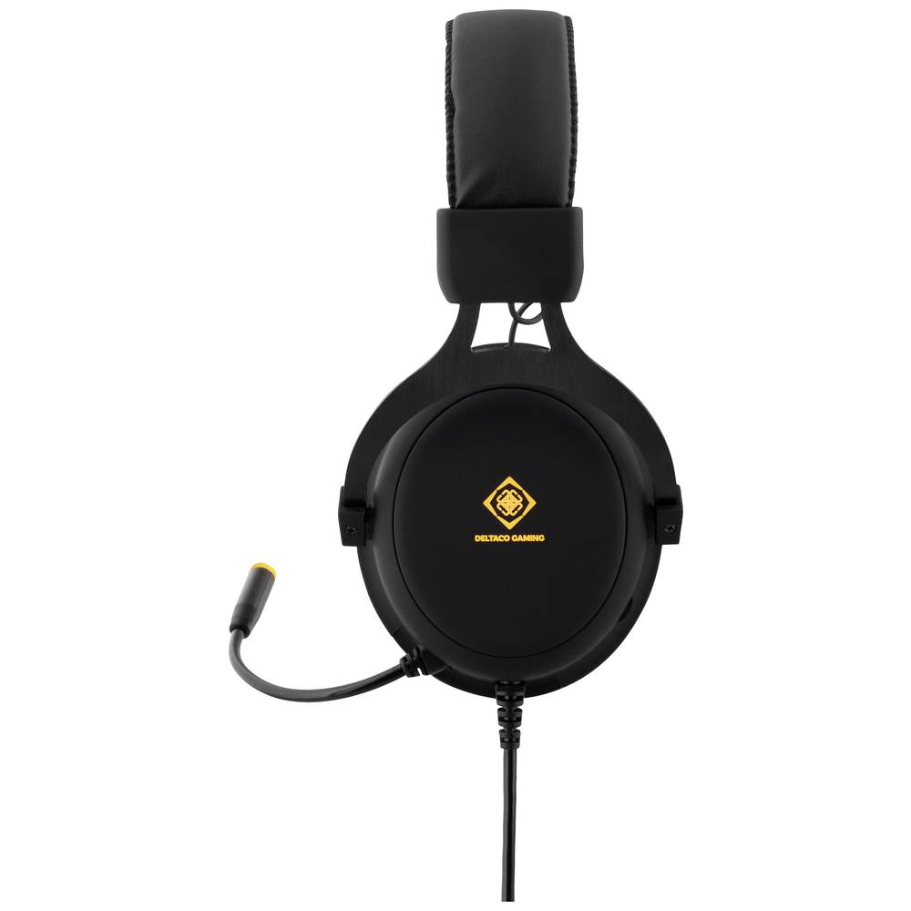 Ausinės DELTACO GAMING, 2 x 3,5 mm, LED, 20 HZ - 20KHZ, GAM-030, juodos sp. - 2