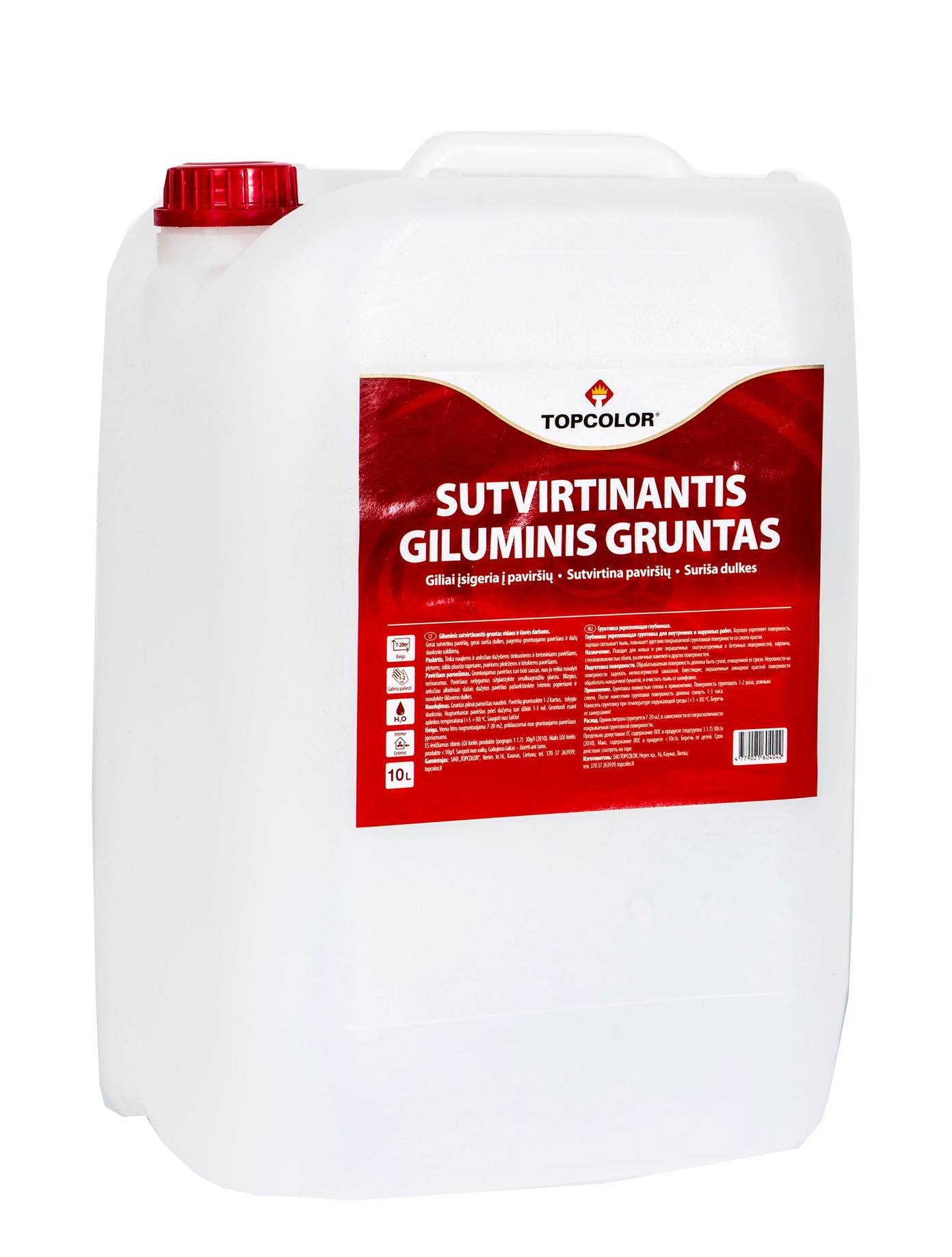Sutvirtinamasis giluminis gruntas TOPCOLOR, 5 l-0