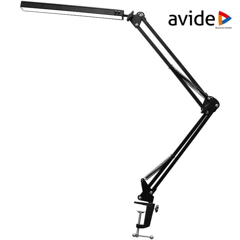 Stalinis LED šviestuvas su gnybtu AVIDE JAMES, 12 W, CCT, 450 lm, USB, juodos sp.-0