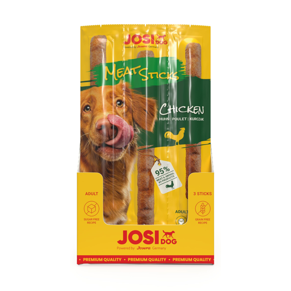 Skanėstas šunims JOSIDOG Meat Sticks, su vištiena, 33 g-0