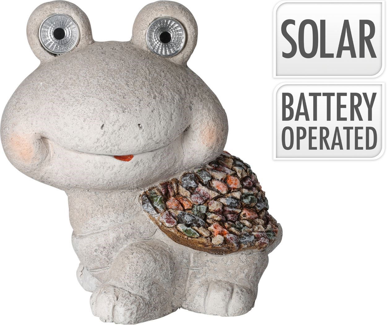 LED lauko šviestuvas - dekoracija VĖŽLYS, įkraunama saulės energija, 25x16x27cm-0