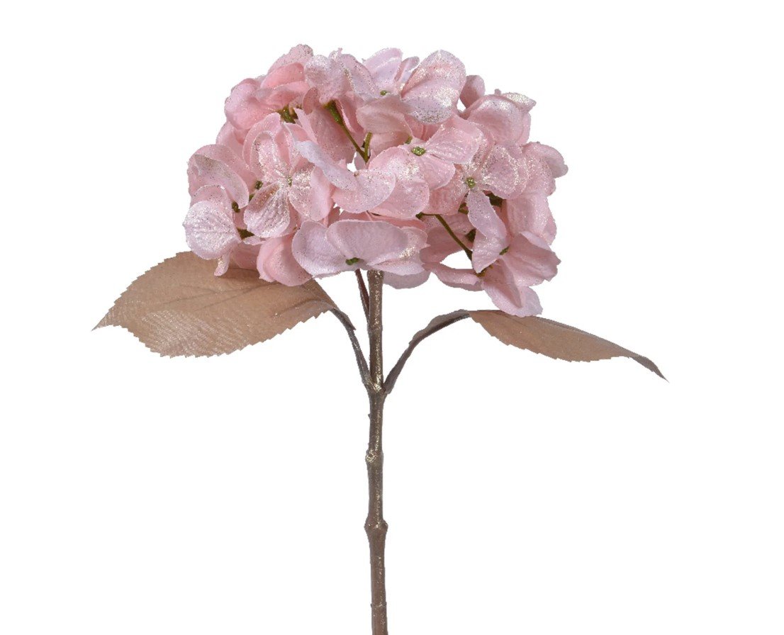 Dirbtinė gėlė EVERLANDS Hydrangea, rožinės sp., 18 x 45 cm