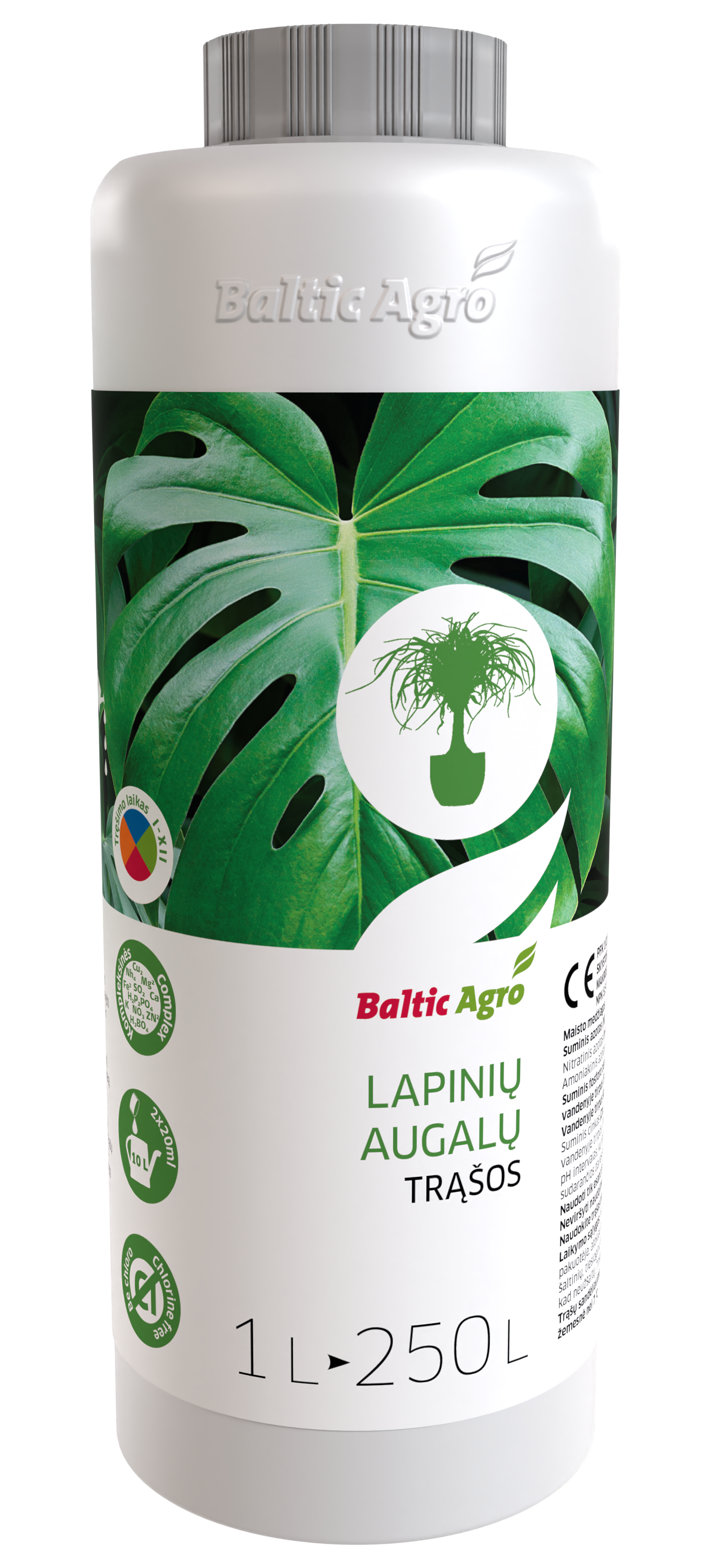Skystos trąšos lapiniams augalams, 1 l-0