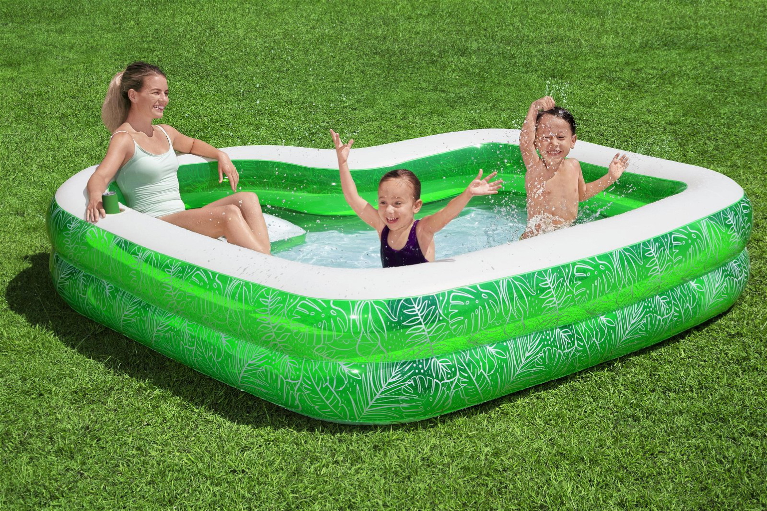 Baseinas pripučiamas/vaikiškas Bestway 54336, žalias, 282 l - 7