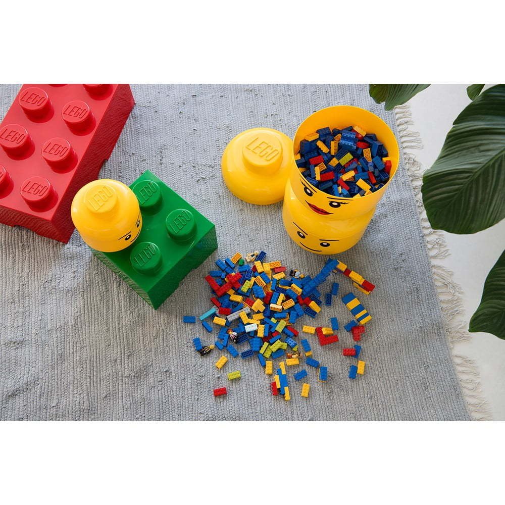 Daiktadėžė LEGO SMALL SILLY HEAD, geltonos sp., 16 x 18,5 cm, 200 ml - 4