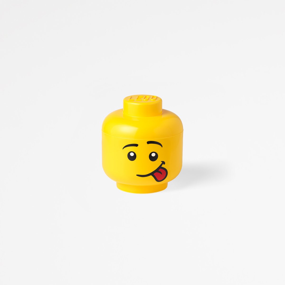 Daiktadėžė LEGO SMALL SILLY HEAD, geltonos sp., 16 x 18,5 cm, 200 ml - 1