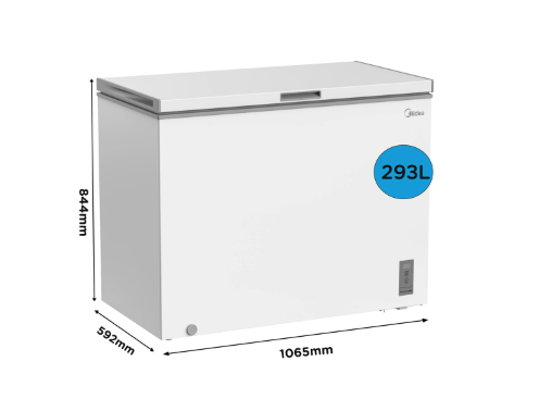 Šaldiklis Midea MDRC411FZE01, 293L - 5