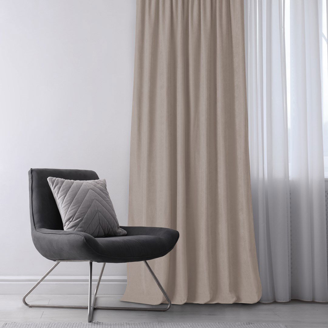 Naktinė užuolaida MILANA POWDERY PLEAT, 220x245 cm - 4