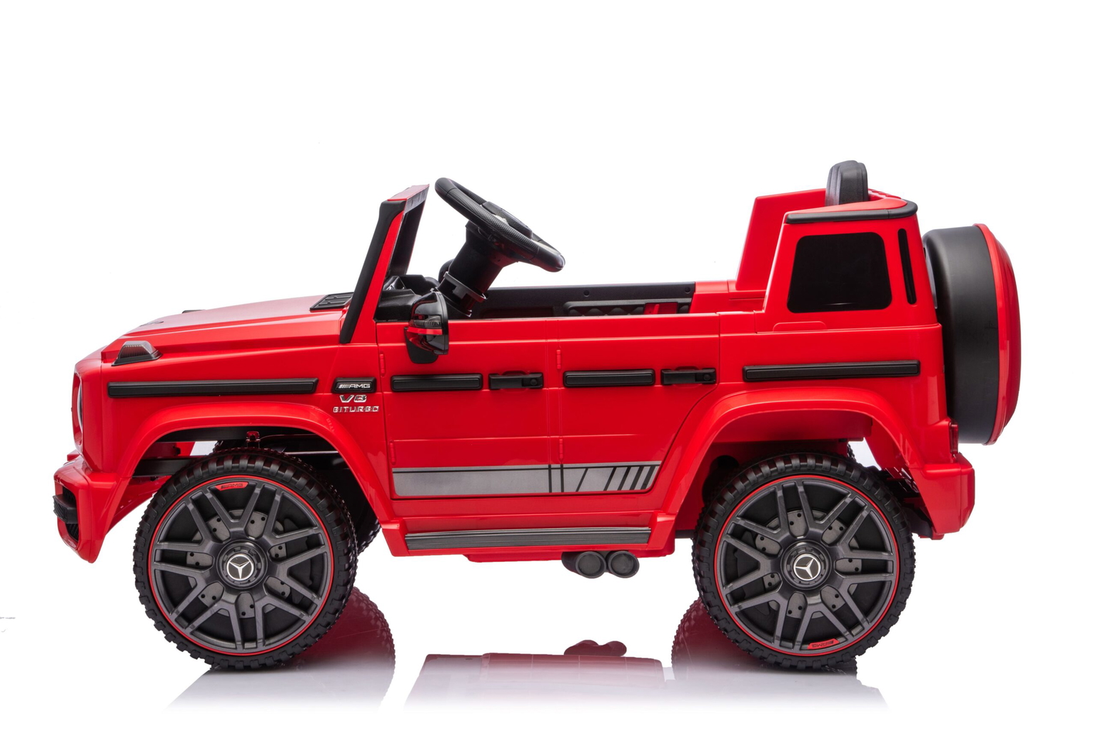 Vaikiškas elektromobilis Mercedes G63 HATIS, raudonas - 4