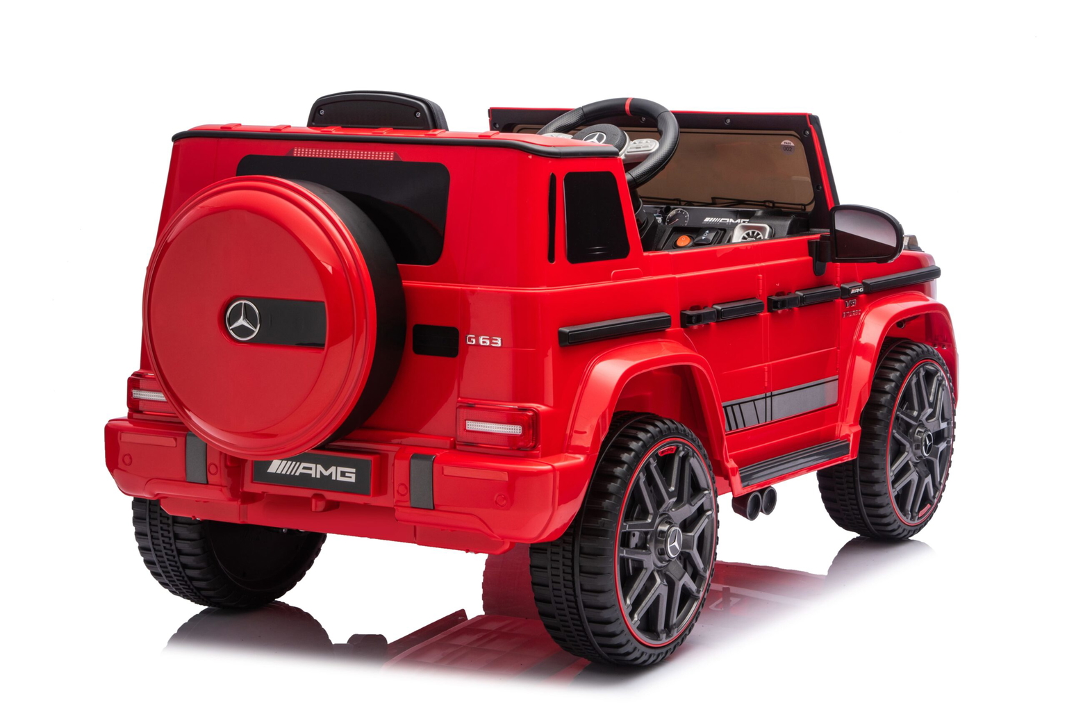Vaikiškas elektromobilis Mercedes G63 HATIS, raudonas - 7