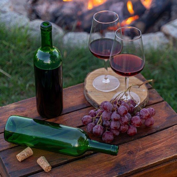 Vyno buteliai BIOWIN, žalios sp., 8 vnt, 750 ml - 5