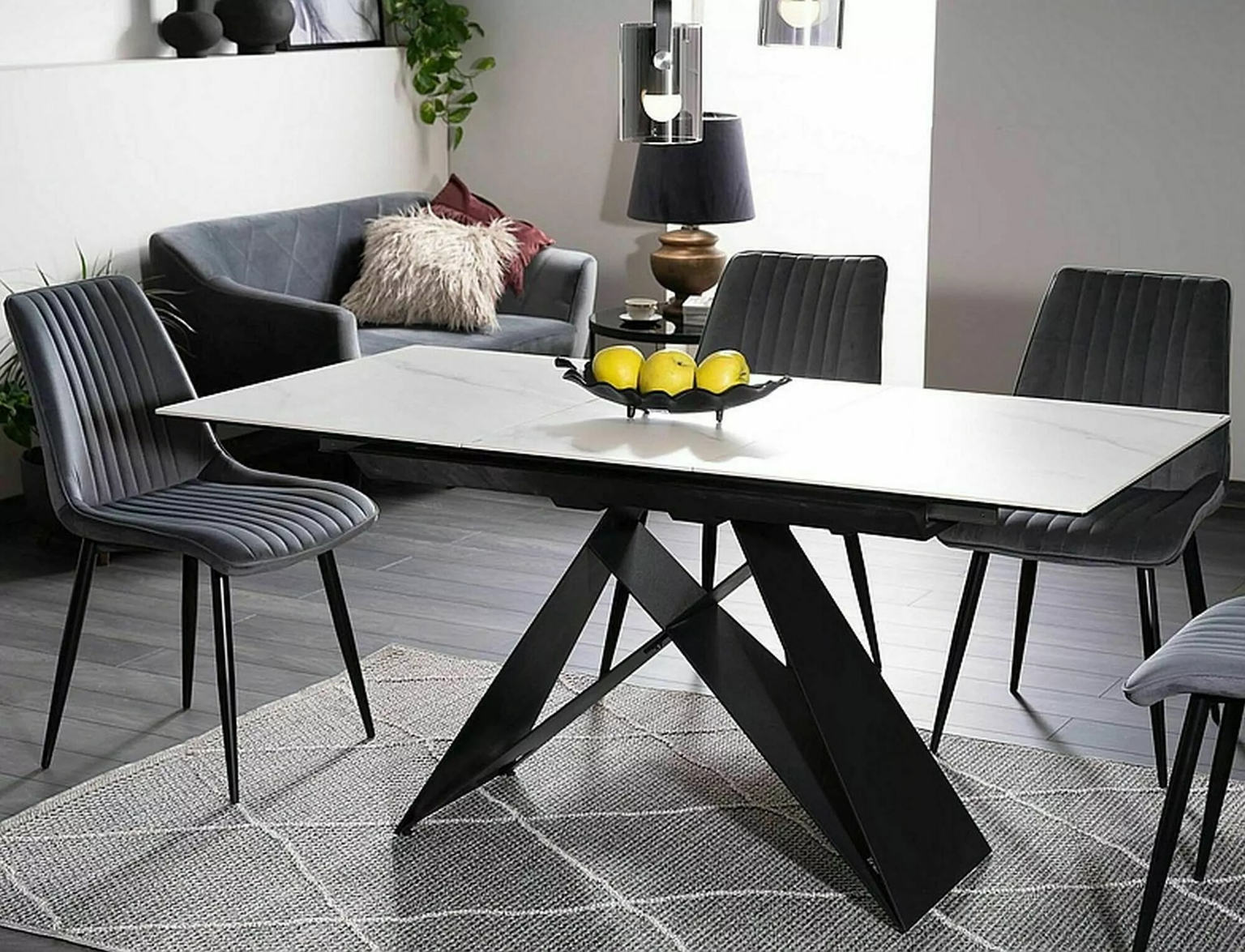 Valgomojo stalas WESTIN SC, 120(160) x 90 cm - 3
