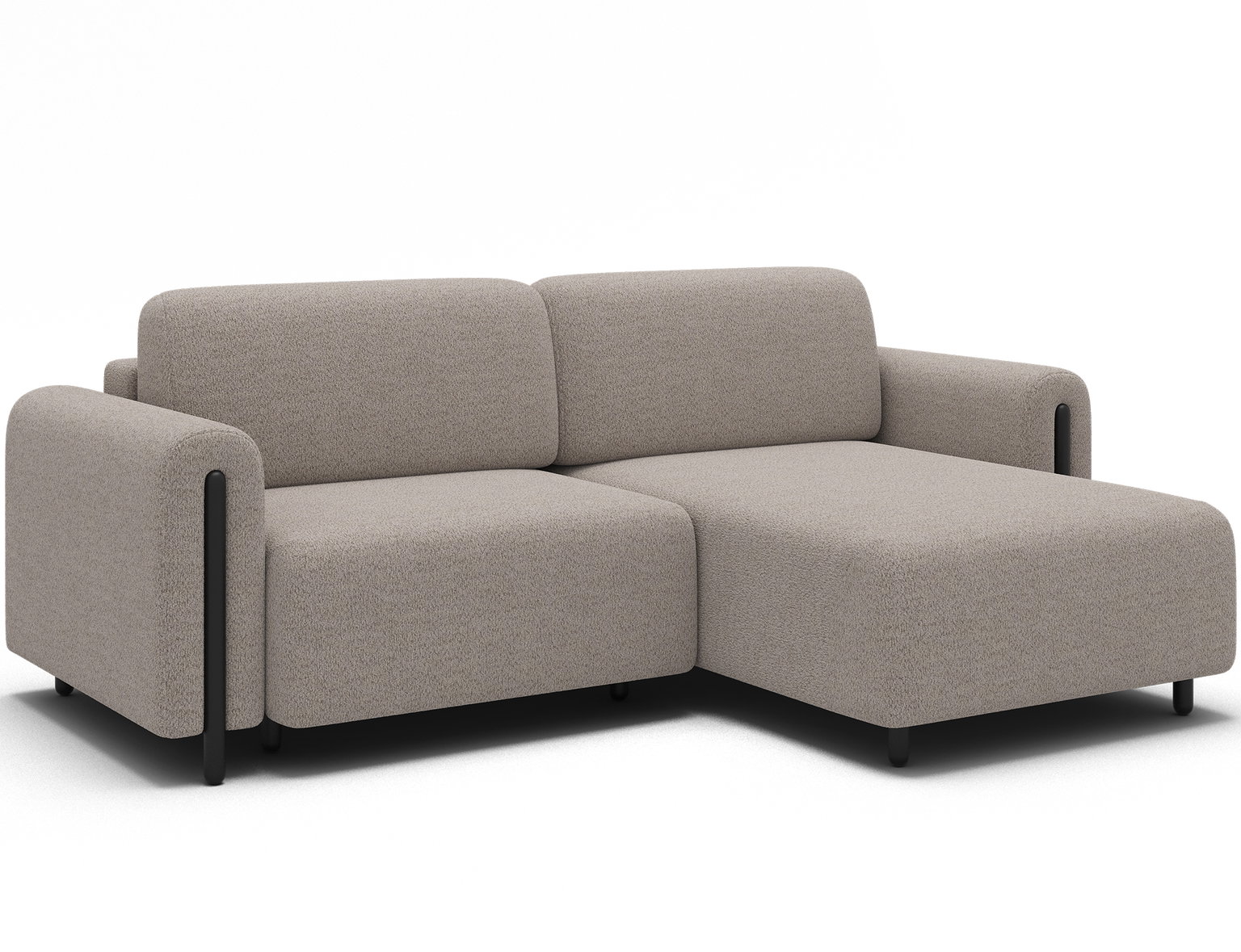 Kampinė sofa Acossta, pilka sp., dešininė, 154 x 244 cm x 95 cm - 3