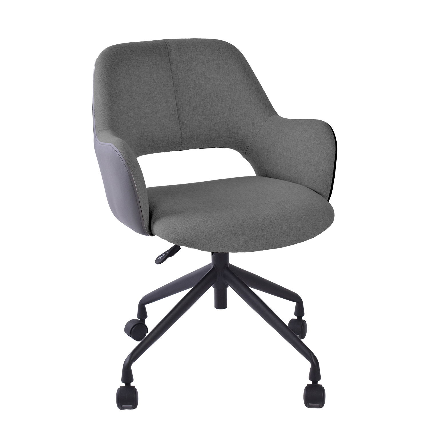 Biuro kėdė KENO, pilka, 57x62xH82-88 cm-0