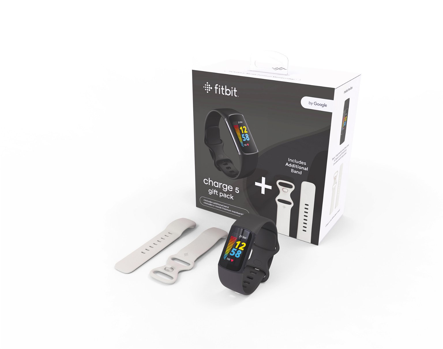 Išmanioji apyrankė Fitbit Fitbit Charge 5 Gift Pack FB421BKBK-EUBNDL, juoda - 1