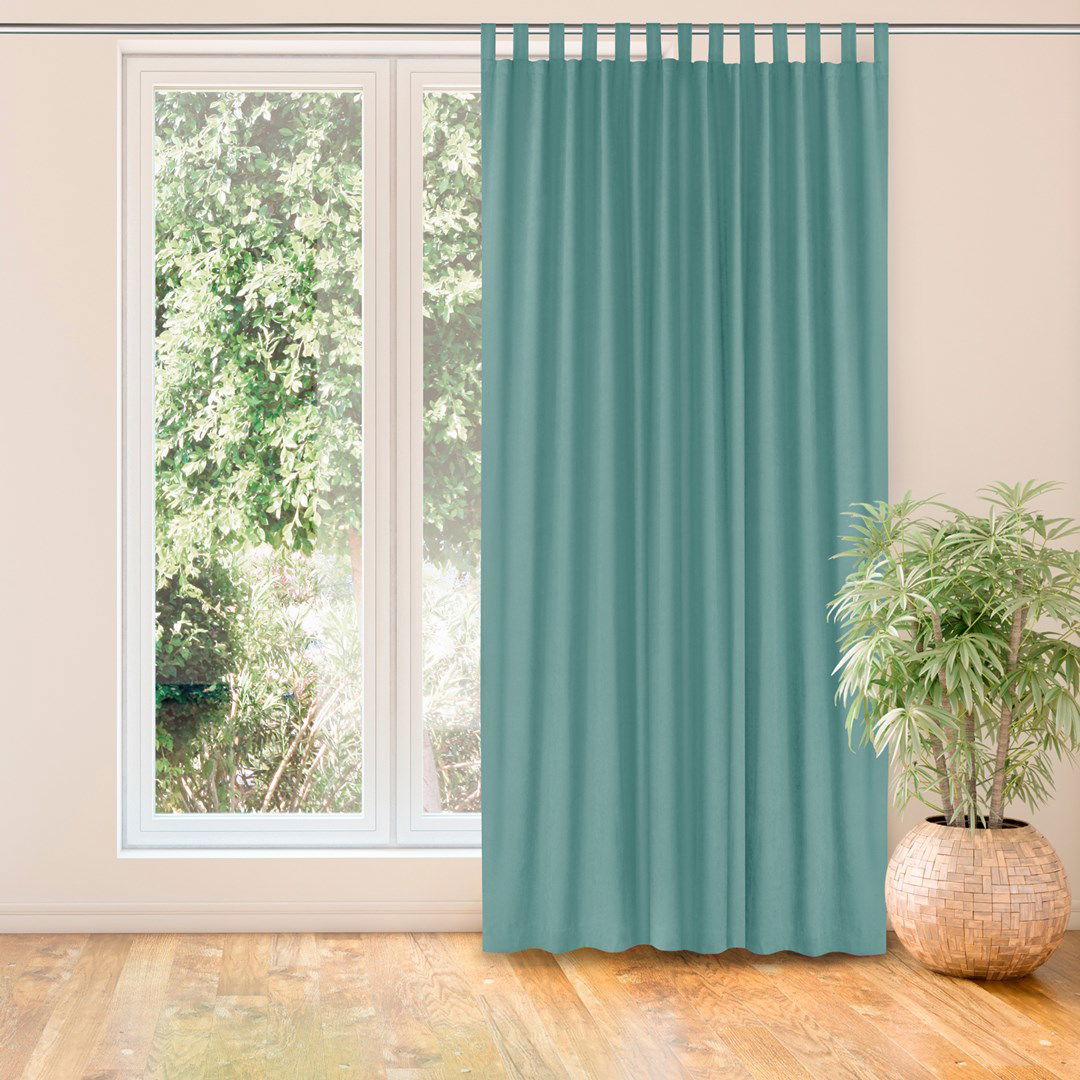 Naktinė užuolaida MILANA TURQUOISE TAB, 220x245 cm - 2