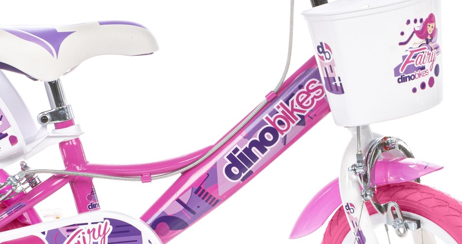 Vaikiškas dviratis Dino Bikes FAIRY, 16", rožinis - 4