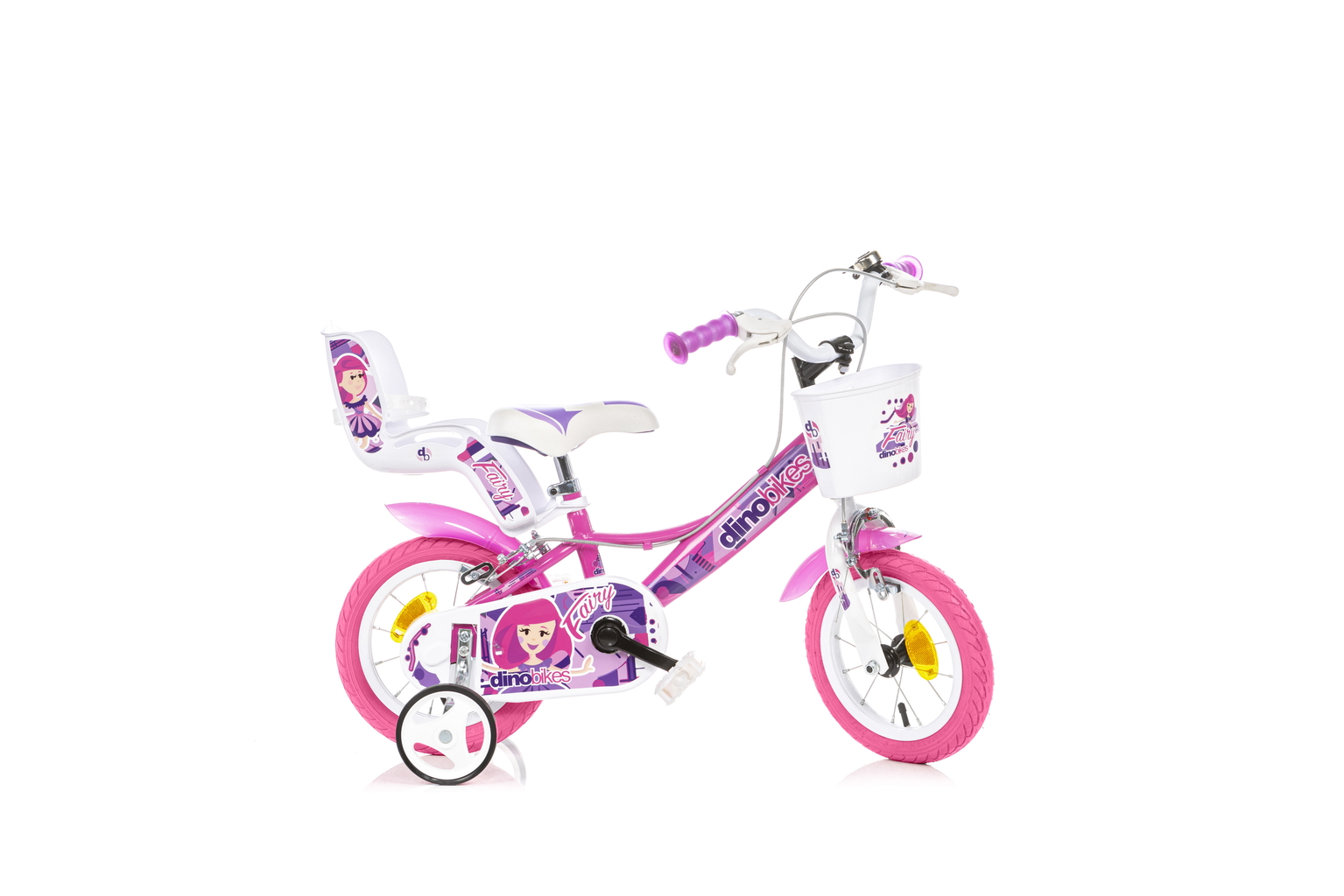 Vaikiškas dviratis Dino Bikes FAIRY, 16", rožinis-1