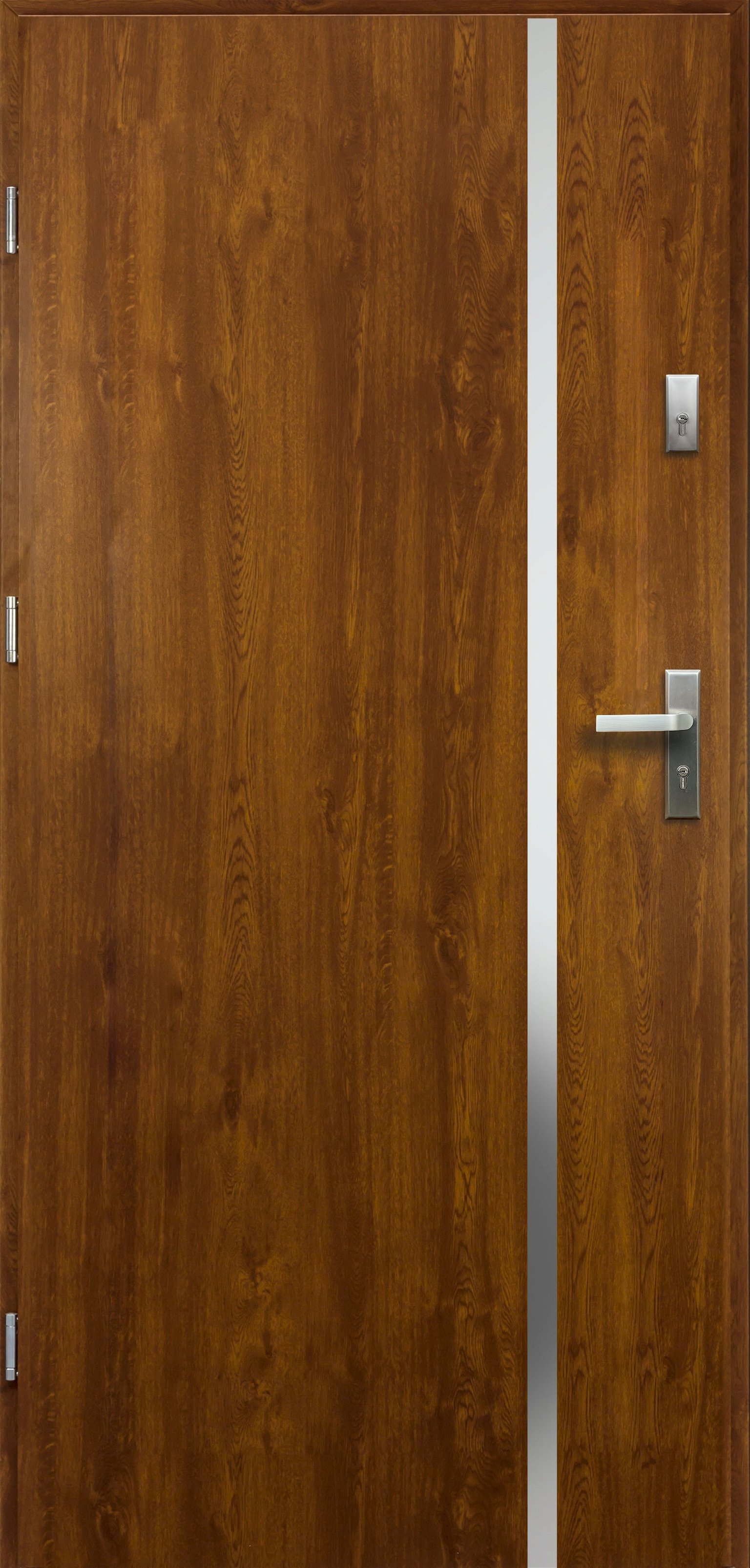 Lauko durys RADEX ARTE LINE, auksinio ąžuolo sp., 895 x 2063 mm, kairė