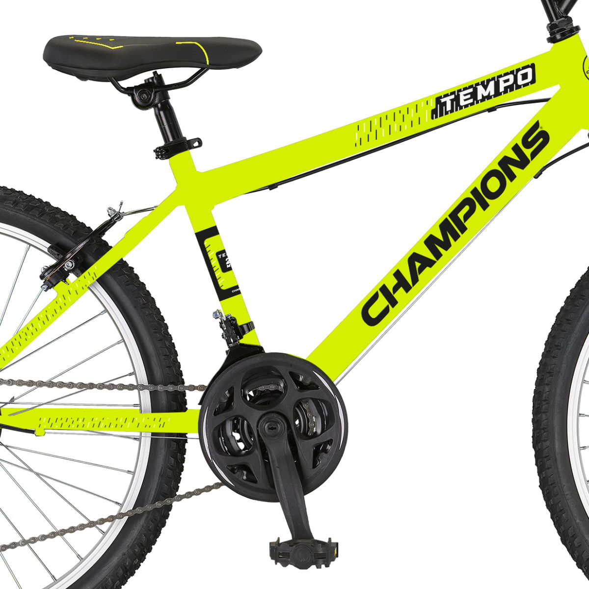 Jaunimo dviratis Champions Tempo 24, geltona - 4