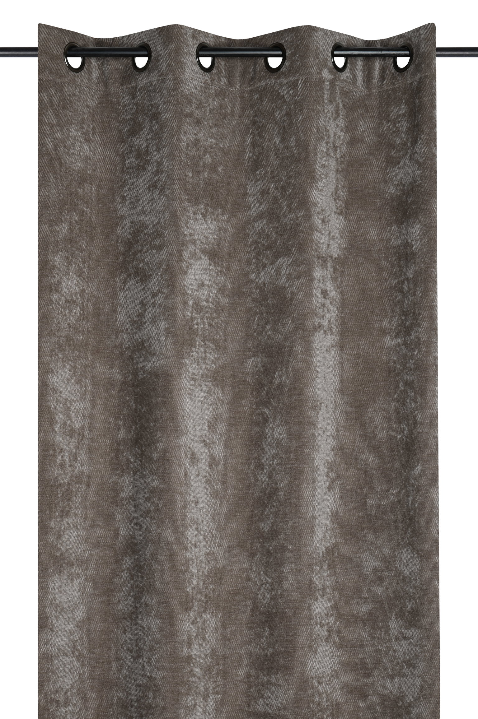 Naktinė užuolaida MANCHESTER RID POLAIRE, su žiedais, t rudos sp., 140 x 260 cm, 100 % PES-0