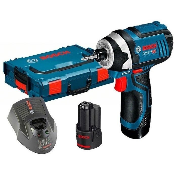Akumuliatorinis smūginis suktuvas BOSCH PRO GDR 12V-105 (2x2.0Ah)-0